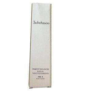 NIB Sulwhasoo Make up Balancer Primer No 2 Light Purple 35 ml